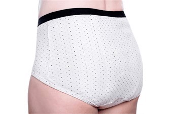 Calzoncillos para mujeres con incontinencia diurna.